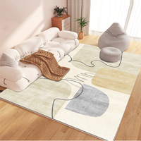Tapis Morandi en cachemire épaissi à poils moyens, couverture de chevet, tapis de sol pour salon, tapis de balcon moderne et frais