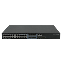 Commutateur Gigabit géré H3C S5130S-28PS-EI 24 ports 4x10G SFP+ IRF2 128 Gbit/s Protection contre les surtensions 6KV Montage en rack 1U