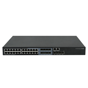 Commutateur Gigabit géré H3C S5130S-28PS-EI 24 ports 4x10G SFP+ IRF2 128 Gbit/s Protection contre les surtensions 6KV Montage en rack 1U - Product Image 1