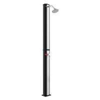 Météo solaire plage jardin piscine extérieure énergie solaire douche piscine extérieure colonne de douche mélangeur d'eau ensemble de douche haut
