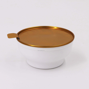 Tazón de PP de Grado Alimenticio Personalizado, Tazón para Envasado de Alimentos Enlatados con Tapa de Papel de Aluminio para Sopa de Nido de Pájaro, Envasado en Retorta, OEM - Product Image 1