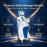 Appareil de remodelage corporel V9, lumière rouge chauffante, massage par rouleaux sous vide, réduction de la cellulite, Velasmooth, tonification musculaire, corps lisse