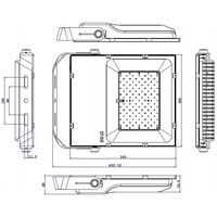 Projecteur led ultramince, conforme à la norme IP65, luminaire d'extérieur, idéal pour le jardin, 4000/6000/100/150/200w, livraison gratuite