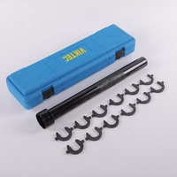 VIKTEC Clé de démontage et d'installation de biellettes de direction intérieures, ensemble d'outils de mécanicien avec 12 embouts à mâchoires ouvertes