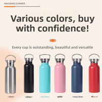 Thermos en acier inoxydable à isolation sous vide pour enfants, retour à l'école, isolation thermique de 12 à 24 heures, couvercle avec logo personnalisé
