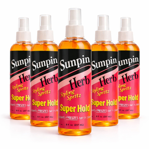 Factory Logo Private Label Custom Fast Drying Sulfate-Free Herbal Anti-frizz Vegan Hair Oil Strong Hold Texturizing Hair - Product Image 1