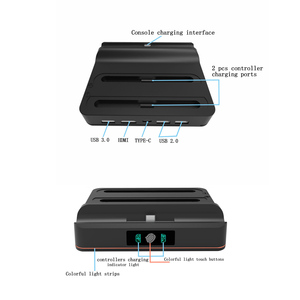 Nuevo diseño Soporte 3 en 1 para <span class=keywords><strong>Nintendo</strong></span> Switch 2 Carga y soporte y fundición de pantalla para <span class=keywords><strong>cargador</strong></span> NS2 con luz indicadora táctil - Product Image 2
