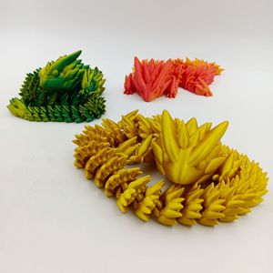 Statuetta di Drago Personalizzata e Articolata con Dettagli Intricati, Modello 3D Edizione Imperatore, Oggetto da Collezione <span class=keywords><strong>Fantasy</strong></span> Unisex - Product Image 5