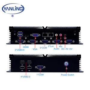 YanLing Industriel D'OEM Mini PC <span class=keywords><strong>i5</strong></span> <span class=keywords><strong>4300u</strong></span> Dual <span class=keywords><strong>Core</strong></span> 2 <span class=keywords><strong>Intel</strong></span> i211-AT 1000 M Lan Ordinateur Sans Ventilateur Intégré avec LPT - Product Image 5
