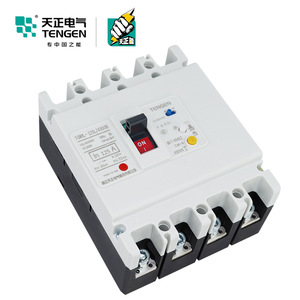 เท็นเก้น TGM1L-125L 125A เซอร์กิตเบรกเกอร์แบบขึ้นรูปพร้อมระบบป้องกันกระแสไฟตกค้าง สามเฟส สี่สาย - Product Image 1