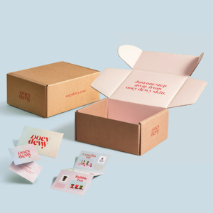 Thiết kế miễn phí hộp các tông bao bì tùy chỉnh in logo tự dính niêm phong Tear Strip vận chuyển bưu phẩm hộp - Product Image 6