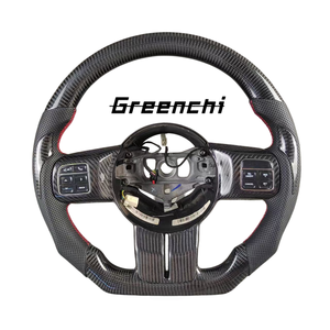 Volant en fibre de carbone très vendu pour Jeep Grand Cherokee SRT Wrangler JK JL XJ Gladiator Traitor Trackhawk - Product Image 1