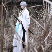 Ensemble de costumes de cosplay Bleach Ichimaru Gin pour Halloween, tenue de scène d'anime pour personnages