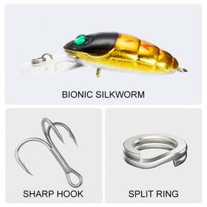 Wobbler Magnet Hard Lure 140Mm Unpaint Blank Umpan 5Cm 10G 11Cm <span class=keywords><strong>Yo</strong></span> <span class=keywords><strong>Zuri</strong></span> Crystal 7Cm Crank 9Cm Glass Shad Black Silicon Minnow - Product Image 6