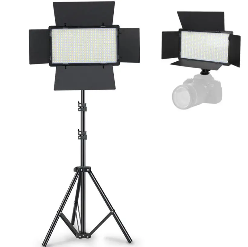 Panneau de lumière vidéo LED souple bicolore professionnel avec télécommande PRO LED 800