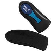 Semelles intérieures unisexe en mousse à mémoire de forme et mousse d'uréthane pour fasciite plantaire, soulagement de la douleur au talon, soutien de la voûte plantaire, antidérapantes, avec talonnette réglable