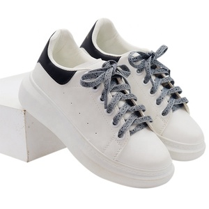 Olian Fit AF <span class=keywords><strong>Air</strong></span>-<span class=keywords><strong>Force</strong></span> <span class=keywords><strong>One</strong></span> Lacets anti-éclaboussures par transfert de chaleur Logo personnalisé Imprimé à pois Design de mode Lacets plats Jor-dans - Product Image 5