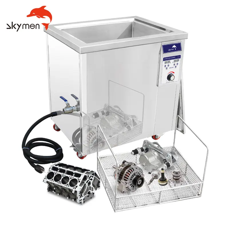 Skymen — nettoyeur ultrasonique numérique en acier inoxydable, machine de nettoyage à ultrasons de haute qualité, nettoyeur ultrasonique industriel, 50l