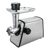 Hachoir à viande électrique en acier inoxydable 1600W avec anneau de verrouillage rapide |   2,5 kg/min Haute production OEM