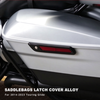 Cache-chaînes de selle moto en promotion - Aluminium et plastique ABS, installation facile pour Touring, Road, Street Glide