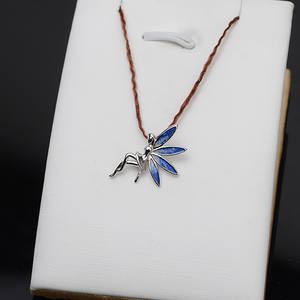 Pendentif ange en argent S925, 10-12 perles, broche pour femme, accessoires de bijoux DIY avec plateau vide semi-fini 604 - Product Image 3