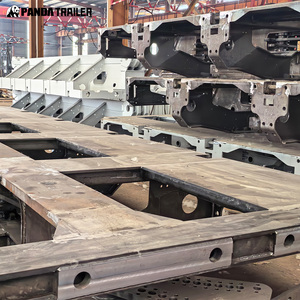 Semi-remorque à plateau surbaissé à col de cygne détachable en acier ultra-lourd 4 essieux 120 tonnes <span class=keywords><strong>RGN</strong></span> pour machines industrielles - Product Image 6