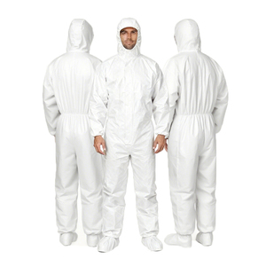Combinaison de protection jetable imperméable et résistante aux produits chimiques, non tissée, type 5/6 - Product Image 3