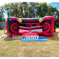 Plein air Adulte Enfants Grand Groupe Bâtiment Partie Gonflable Combat Gonflable Oreiller Combat Boxe Divertissement Jeu Location