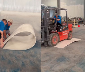 Panneau de coffrage en PVC vert réutilisable, taille ajustable, haute résistance, pour la construction de villas en béton, facilement écologique - Product Image 4