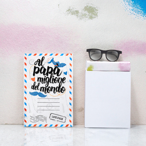 Biglietto d'Auguri per la Festa del Papà con Scritta in Stile Giornale, Cartoline in Carta Decorata per Regalo di Compleanno per Papà - Product Image 2