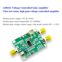 Module d'amplificateur à tension contrôlée AD8331, ultra faible bruit, réglage du gain dynamique 48dB, bande passante 100MHz