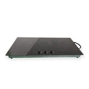 New Release 3 <b>Rings</b> Cookplate Induction Cooktop Knob Control 6200W - Product Image 2