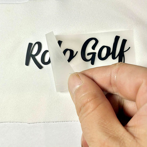 Custom 3D Silicone Heat Transfer Garment <b>Labels</b> Raised Logo <b>Clothing</b> Badge for Bags Shoes - Product Image 4