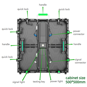 Écran <span class=keywords><strong>ED</strong></span> intérieur/extérieur Installation facile Toile de fond pour scène de concert Location de panneaux numériques muraux vidéo - Product Image 3