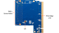 Carte adaptatrice Chipboard Terasic P16e-fmcp Fmc+ vers Pcie Edge pour cartes FPGA, connexion Pcie Gen4 X16 via Pcie 4.0 X16 Riser