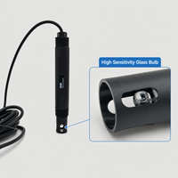 Sensor Elektroda pH Cangkang Plastik Betteblue Industrial Online untuk Pengolahan Air, Hidroponik, Akuarium