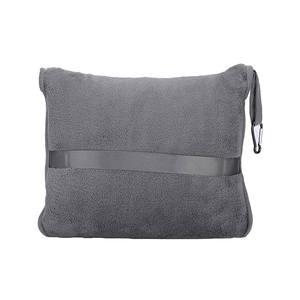Custom Soft Bag Pillowcase Compact Pack Large Blanket Travel Blanket Pillow Airplane Flight Blanket <strong>Throw</strong> <strong>for</strong> Travel - Product Image 6