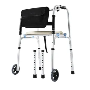 Yeni Model yürüme yardımcısı Walker yürüme yardımcısı yüksek kaliteli güvenlik 1. Yaşlılık yürüyüş katlanır Rollator