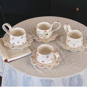 Juego De 6 Tazas De Café Blancas De Cerámica - Clásicas, Para Espresso, Desayuno O Bar