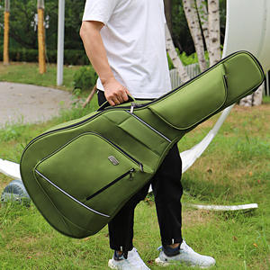 Sac de guitare rétro épais personnalisé pour l'été, 41/42 pouces, ABS, sac à dos pour guitare classique, piano, sac de concert, sac pour instrument de musique folk - Product Image 1