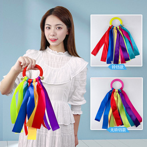 Aros de arcoíris con cintas para actuaciones de danza infantil y eventos escolares - Product Image 5