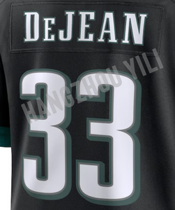 2025 người đàn ông mới #1 đau #11 Nâu #6Smith #62 kelce #12 Cunningham khâu trò chơi bóng đá Mỹ hạn chế áo chất lượng hàng đầu - Product Image 3