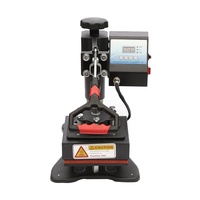 Machine de presse à chaud pneumatique compacte 110V/220V pour le marquage de logos sur chaussures en cuir, stylo de marquage à chaud