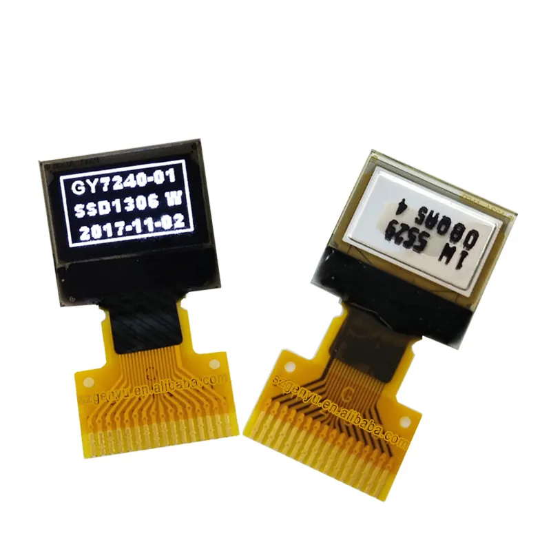 Genyu Mini Formato micro display Dello Schermo 0.42 0.49 0.5 pollice oled con saldatura FPC