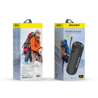 KA8 pour haut-parleur avec micro intégré, éclairage LED RVB, sortie 10-30W, contrôle par bouton, batterie jusqu'à 2000mAh, jusqu'à 10 heures d'autonomie