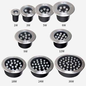 Iluminación LED para Piscinas de 24V CA, IP68, Impermeable, para Exteriores, Empotrable en Suelo, de Alta Potencia, Ra90, 50000 Horas, Acero Inoxidable - Product Image 4