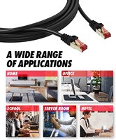 Kabel Patch Cat8 S/FTP 26awg 1m 2m 5m dengan Garansi Tiga Tahun dan Pengujian Gratis, Kabel Patch CAT8 SFTP Kustom