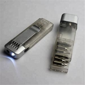 6 in 1 Precision Screwdriver Set with <b>LED</b> Flashlight Pocket Mini S2 Steel Multi Bit Screwdriver Combo Portable Repair Tool Kit - Product Image 2