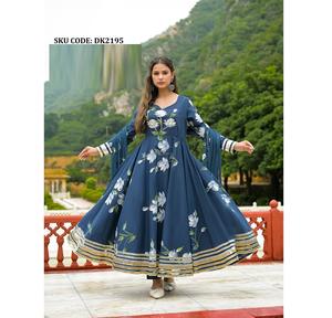 Vestido Moderno de Algodón Premium para Mujer con Diseño Artístico, Sensación Cómoda y Versátil para Fiestas y Bodas - Product Image 4