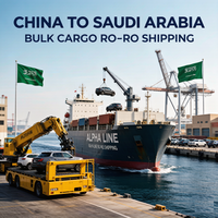 Agent de transport maritime international de fret en vrac de la Chine vers l'Arabie Saoudite, Moyen-Orient, service logistique, transport spécial d'exportation